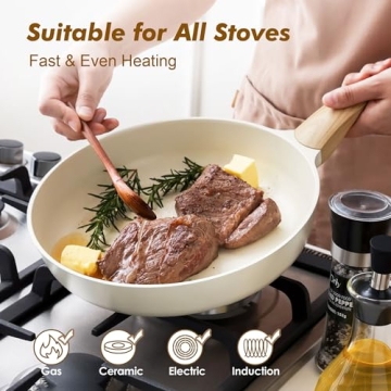 SENSARTE 8-Inch Nonstick Frying Pan - Healthy Cooking Solution