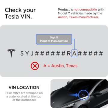 Spigen Under Screen Storage Organizer for Tesla Model 3 & Y 2023/2024/2025