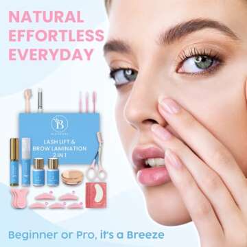 Lash Lift & Brow Lamination Kit for 15 Perfect Applications