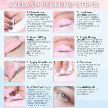 Lash Lift & Brow Lamination Kit for 15 Perfect Applications