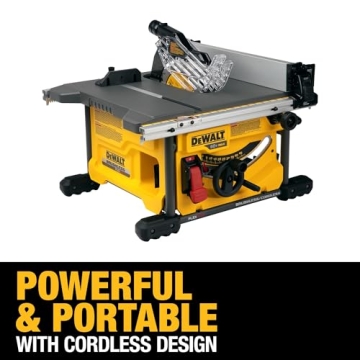 DEWALT FLEXVOLT Table Saw - Powerful, Battery-Operated Tool