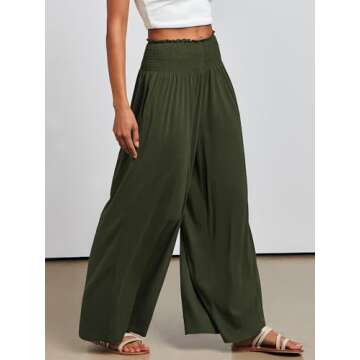 Buy ANRABESS Palazzo Pants for Stylish Summer Comfort
