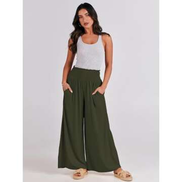 Buy ANRABESS Palazzo Pants for Stylish Summer Comfort