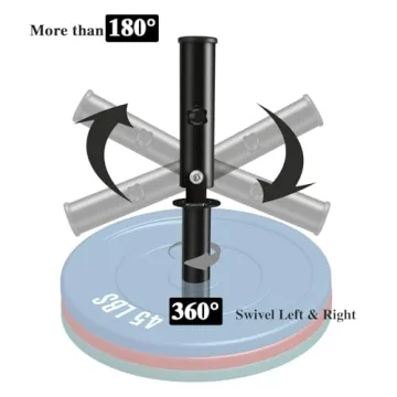 BRTGYM T Bar Row Landmine Attachment for 2" Olympic Bars