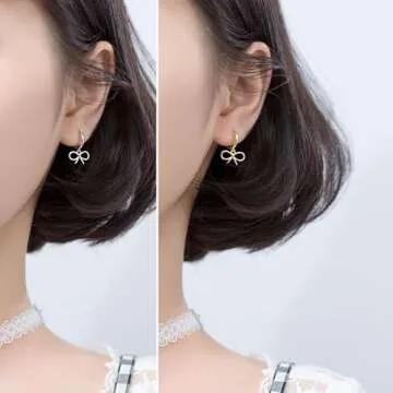 Dainty Gold Bow Earrings: Chic Jewelry for Every Occasion