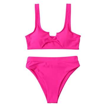SUUKSESS Women Cutout Bikini Set Flattering Push Up Style