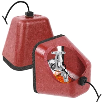 2 Pack Outdoor Faucet Covers for Winter, Heavy Duty Faucet Spigot Covers Winter Insulated, Reusable ...