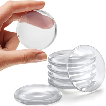 Premium Wall Protector 2" Clear Rubber Stopper Set