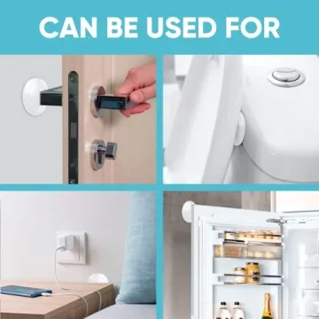 Premium Wall Protector 2" Clear Rubber Stopper Set