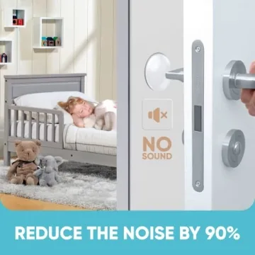 Premium Wall Protector 2" Clear Rubber Stopper Set