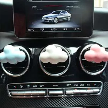 Cute Cloud Shaped Car Air Freshener Diffuser Set