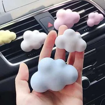 Cute Cloud Shaped Car Air Freshener Diffuser Set