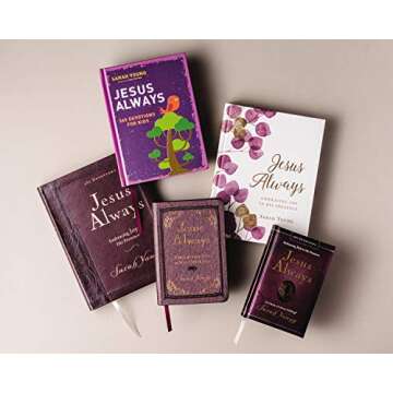 Jesus Always: Large Text Leathersoft 365-Day Devotional