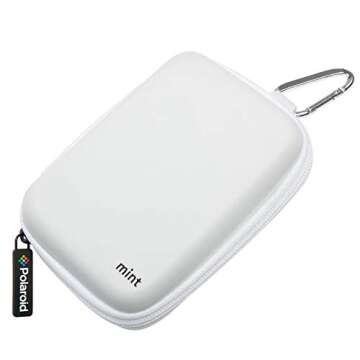 Polaroid Eva Case for Mint Instant Camera & Printer (White), Printer + Eva Case