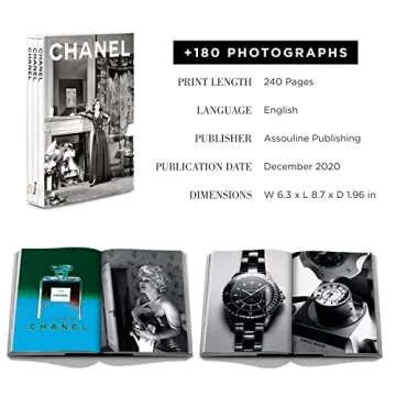 Chanel 3-Book Slipcase- Assouline Coffee Table Book