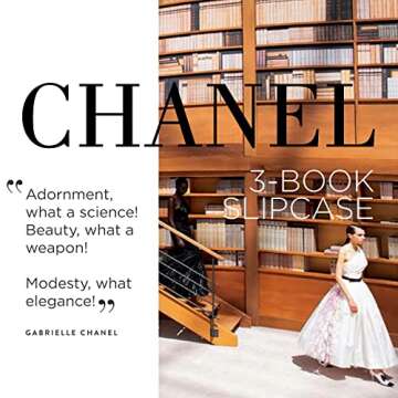 Chanel 3-Book Slipcase- Assouline Coffee Table Book