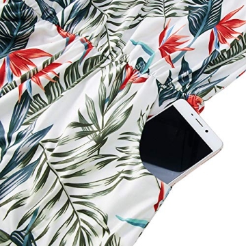 RAISEVERN Women's Floral Romper Summer Casual Jumpsuit