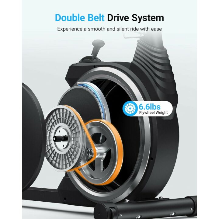 MERACH Recumbent Exercise Bike with Smart Features