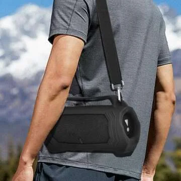 Durable Waterproof Silicone Case for JBL Charge 5 Speaker