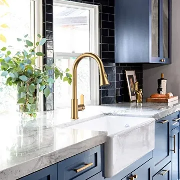 Amazing Force Gold Kitchen Faucet - Pull Down Sprayer