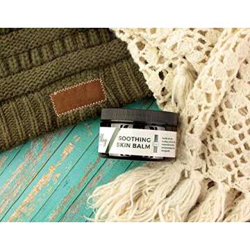 Earthley Wellness, Soothing Skin Balm, Dry Skin, and Itchy Skin, All Natural, Deep Skin Nourishment,...