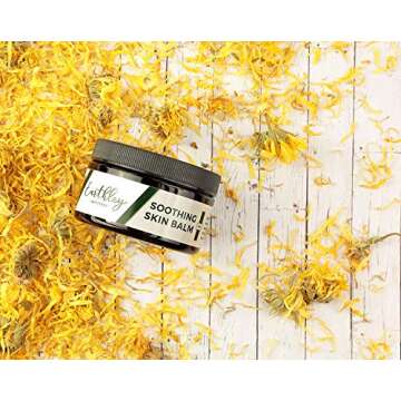 Earthley Wellness, Soothing Skin Balm, Dry Skin, and Itchy Skin, All Natural, Deep Skin Nourishment, Naturally Healthy Formula (4oz)