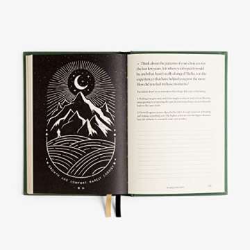 Notes to Mindfulness Daily Journal for Women With Prompts, Illustrated Gratitude & Positivity Journal, Undated Guided Journal, Hardbound Wellness Journal - Intelligent Change x Chelsea Kauai (Sage