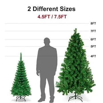 4.5 Ft Small Christmas Tree with USB Lights and Remote Control