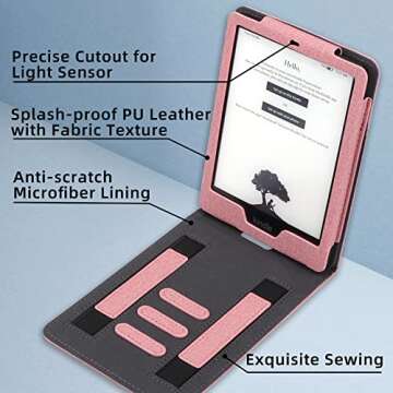 WALNEW Flip Case for 6.8" Kindle Paperwhite 2021
