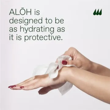 ALŌH Peppermint Eucalyptus + Aloe Sanitizing Hand Wipes - Clean Hands, Clear Mind On The Go Sanitizer for Kids and Adults - Travel Size 3 Pack 20ct Wipes (60 Wipes)