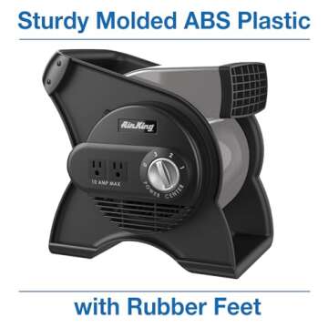 Air King Pivoting Utility Fan for Home and Job Site