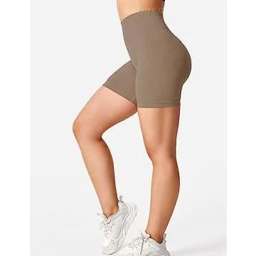 YEOREO Seamless High Waist Shorts for Ultimate Comfort