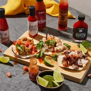 Hot Sauce Challenge Set - 10 Unique Flavors for Spice Lovers