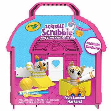 Crayola Scribble Scrubbie Pets Backyard Playset for Kids