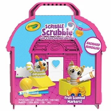 Crayola Scribble Scrubbie Pets Backyard Playset for Kids