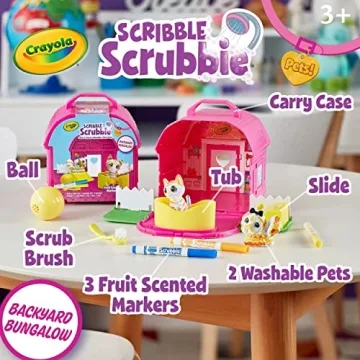 Crayola Scribble Scrubbie Pets Backyard Playset for Kids