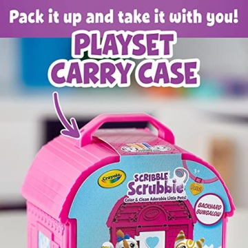Crayola Scribble Scrubbie Pets Backyard Playset for Kids