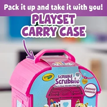 Crayola Scribble Scrubbie Pets Backyard Playset for Kids