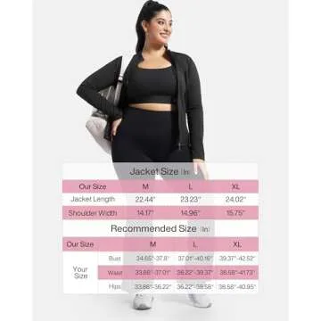VFUS Women Athletic Track Scrub Jacket Slim Fit Lightweight Top