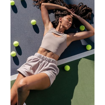 Kamo Fitness CozyTec High Waisted Sweat Shorts for Women