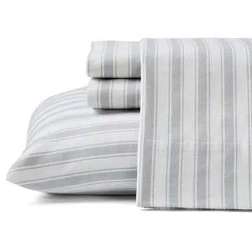 Soft Cotton Flannel Sheet Set | Lake George Collection | Grey
