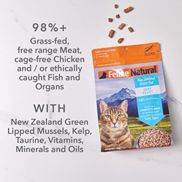 Feline Natural Freeze Dried Cat Food for Healthy Cats