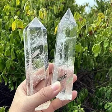 Zenkeeper Clear Quartz Crystal Tower for Meditation & Healing