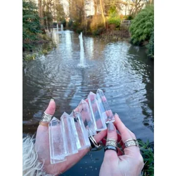 Zenkeeper Clear Quartz Crystal Tower for Meditation & Healing