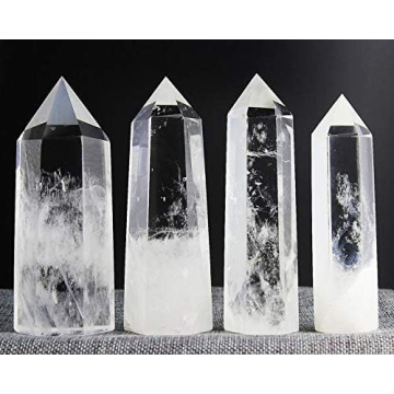 Zenkeeper Clear Quartz Crystal Tower for Meditation & Healing