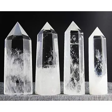 Zenkeeper Clear Quartz Crystal Tower for Meditation & Healing