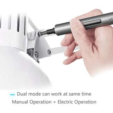 wowstick 1F+ 64 In 1 Electric Screwdriver, Dual Mode Cordless Lithium-ion Charge LED Power Screwdriver (64 in 1)