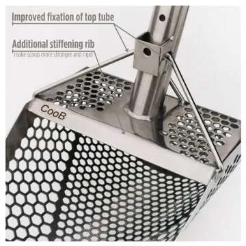 CooB Sand Scoop Metal Detector HEX-710 – Durable Beach Tool