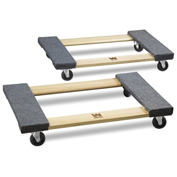 WEN 1320 lb Hardwood Moving Dollies - Durable and Easy to Use
