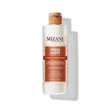 Mizani Press Agent Thermal Smoothing Shampoo for Frizzy Hair, 8.5 fl. oz - Sulfate-Free Formula with...